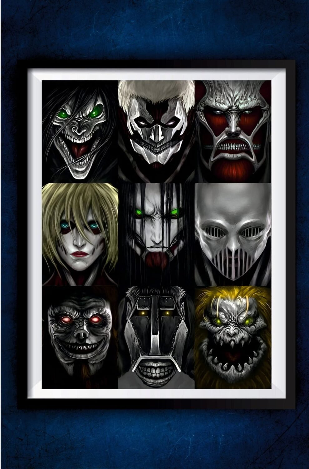 All 9 Titan Collage Poster
