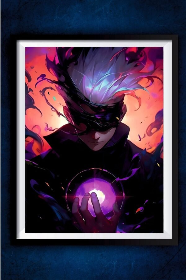Gojo Using Hollow Purple Poster