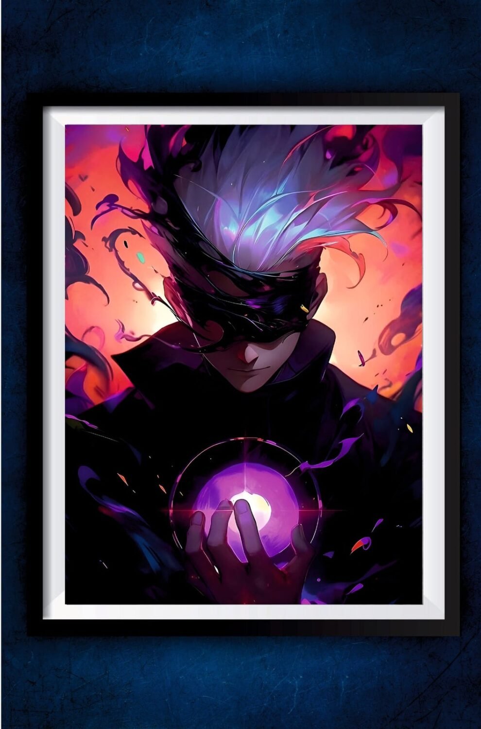 Gojo Using Hollow Purple Poster