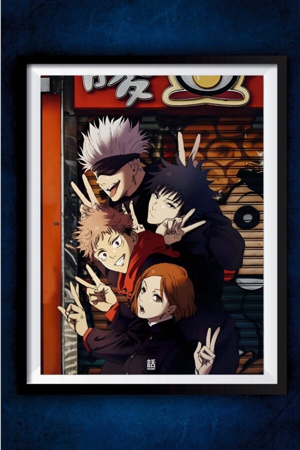 Gojo and Team Poster
