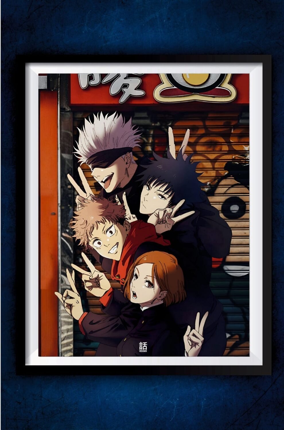 Gojo and Team Poster