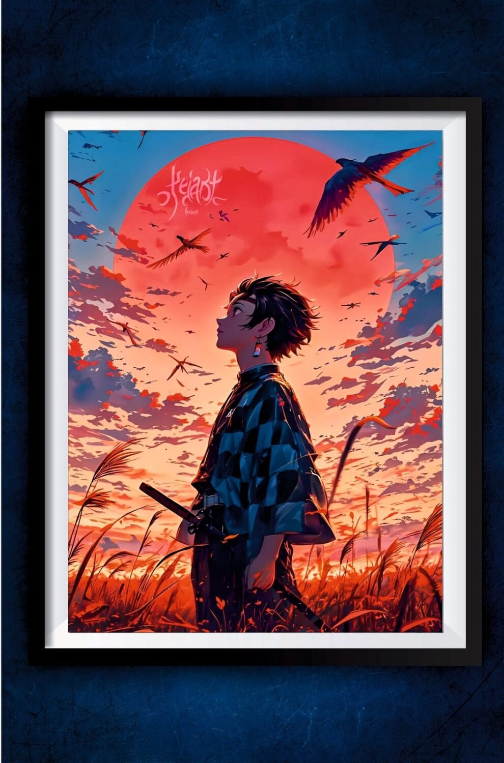 Tanjiro Abstract Poster