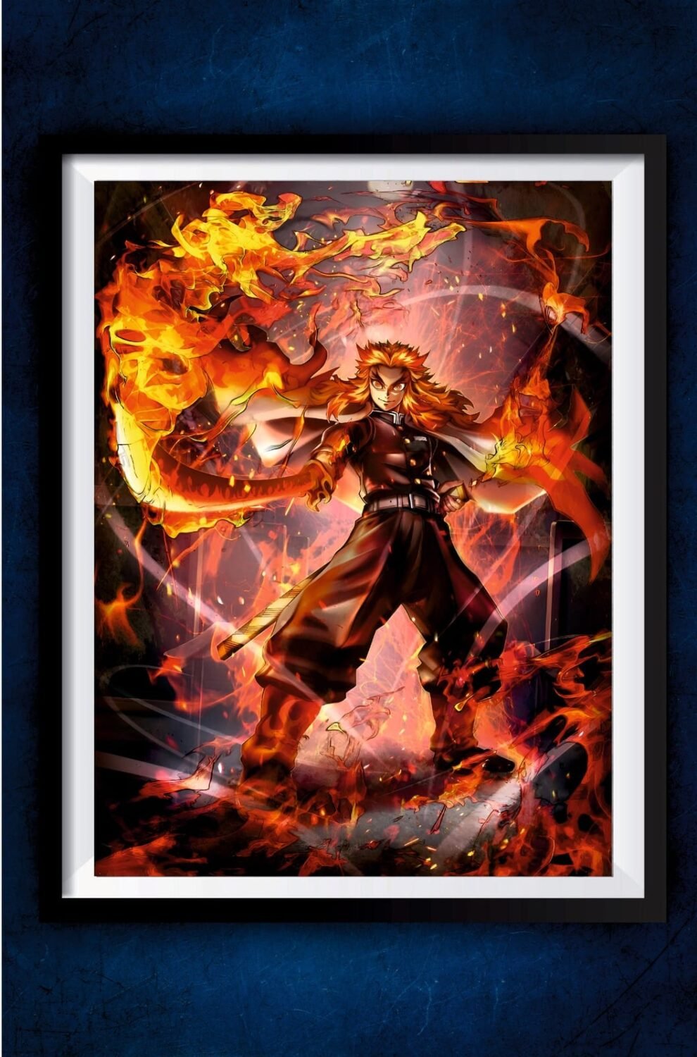 Rengoku Flame Breathing Poster