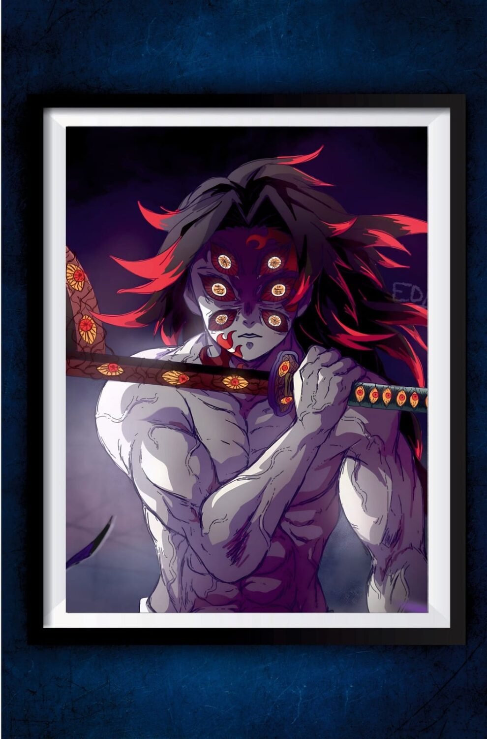 Kokushibo 6 Eyes Poster