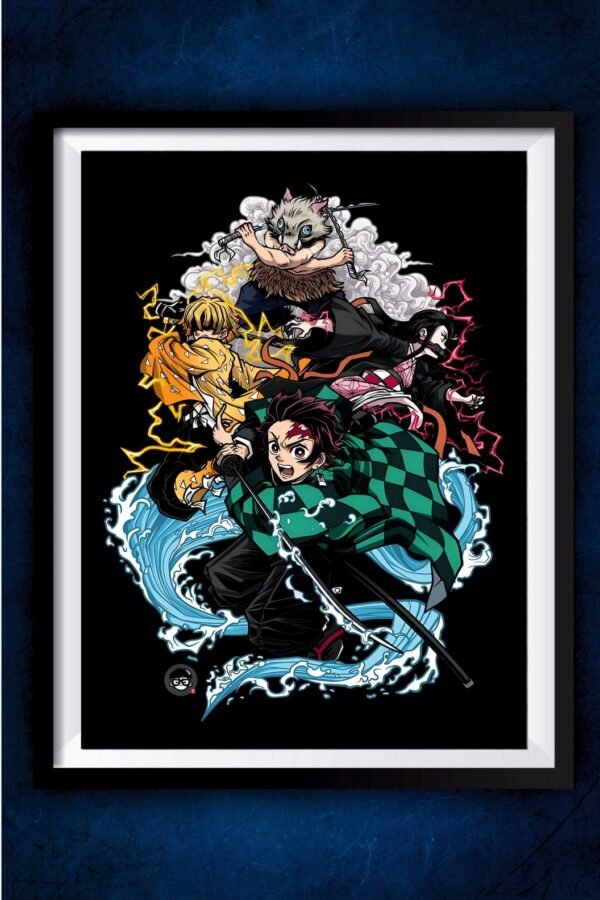 Demon Slayer Main Characters Poster