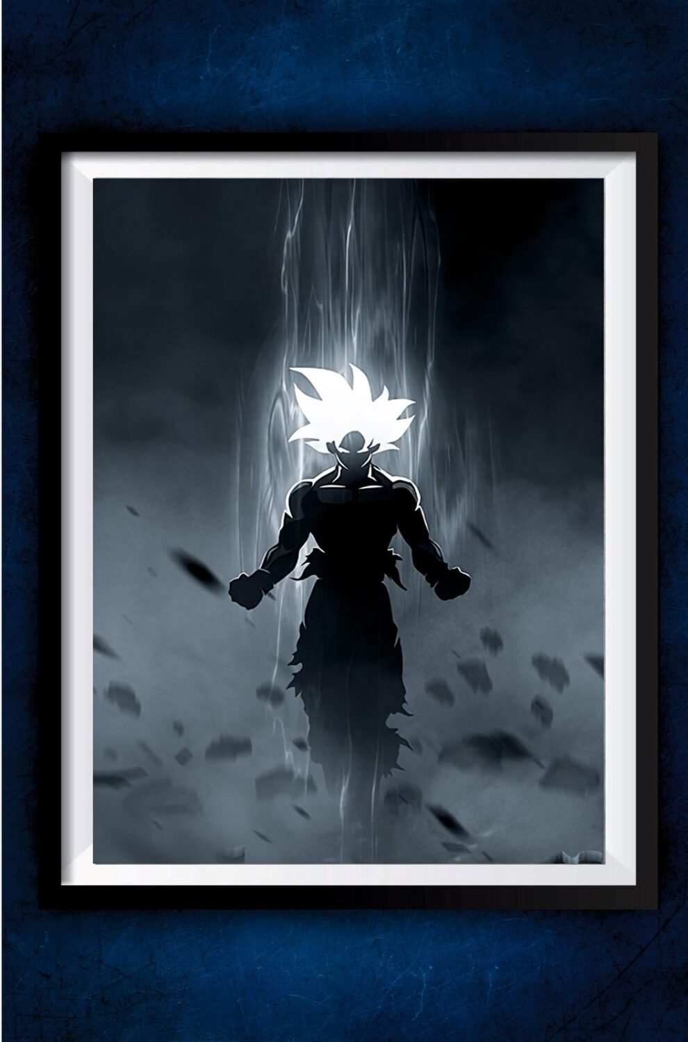 Goku Black and White Poster