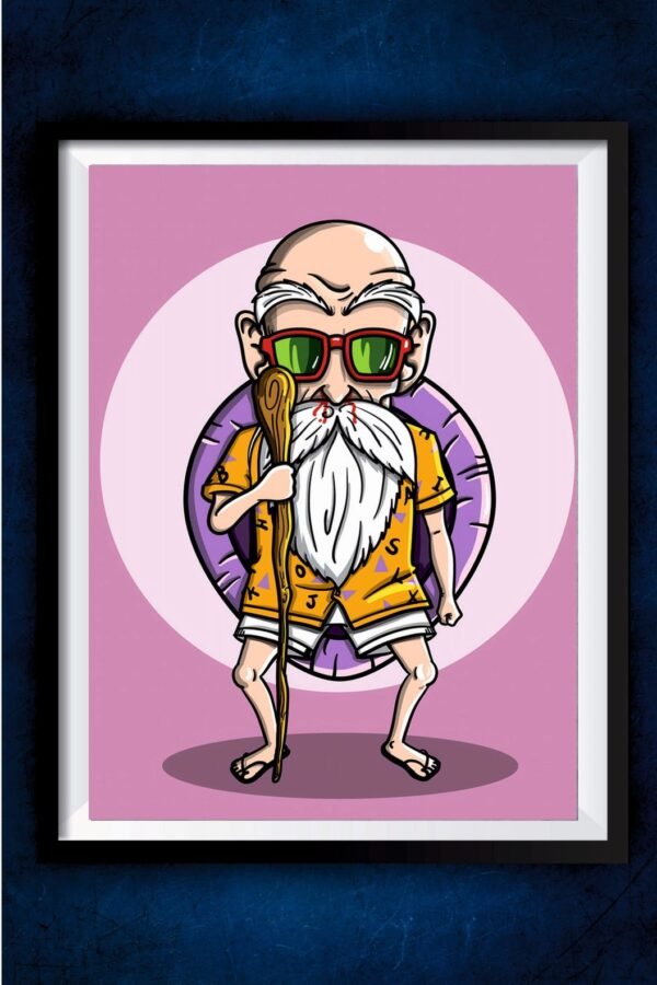Master Roshi Chibi Poster