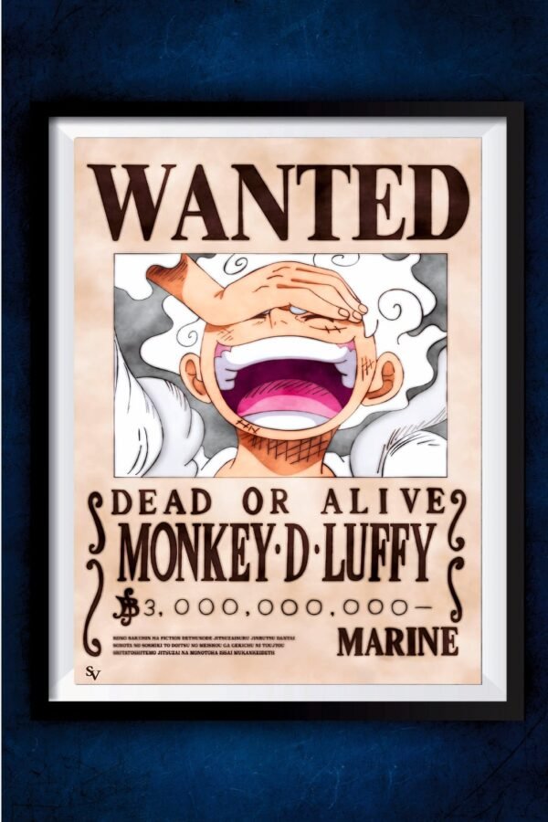 Luffy Wanted Poster