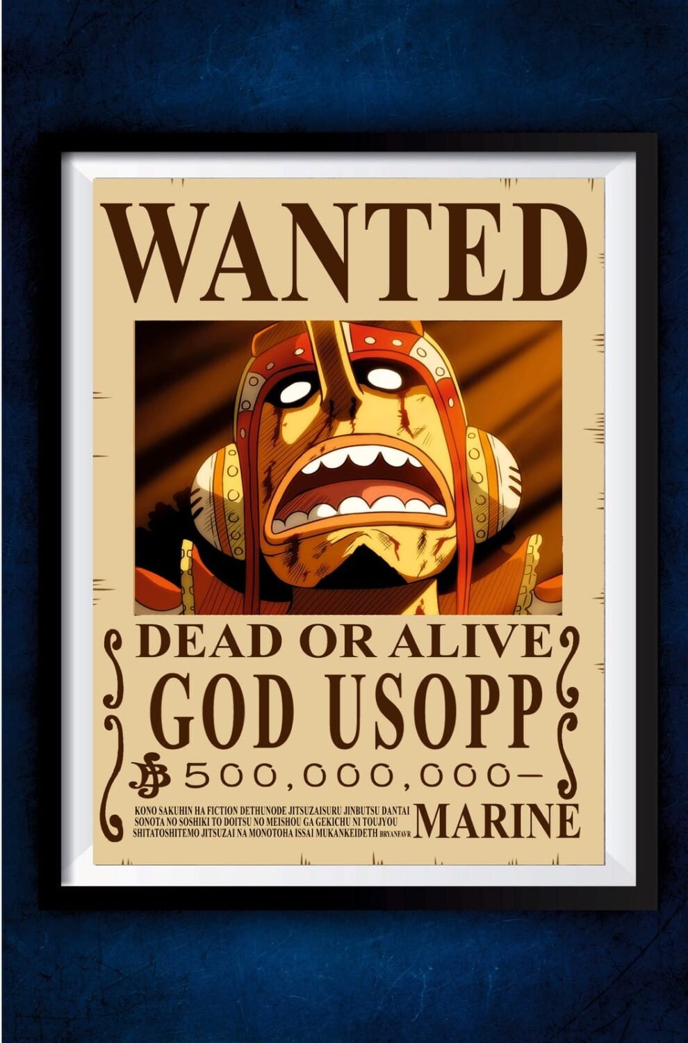 God Usopp Wanter Poster