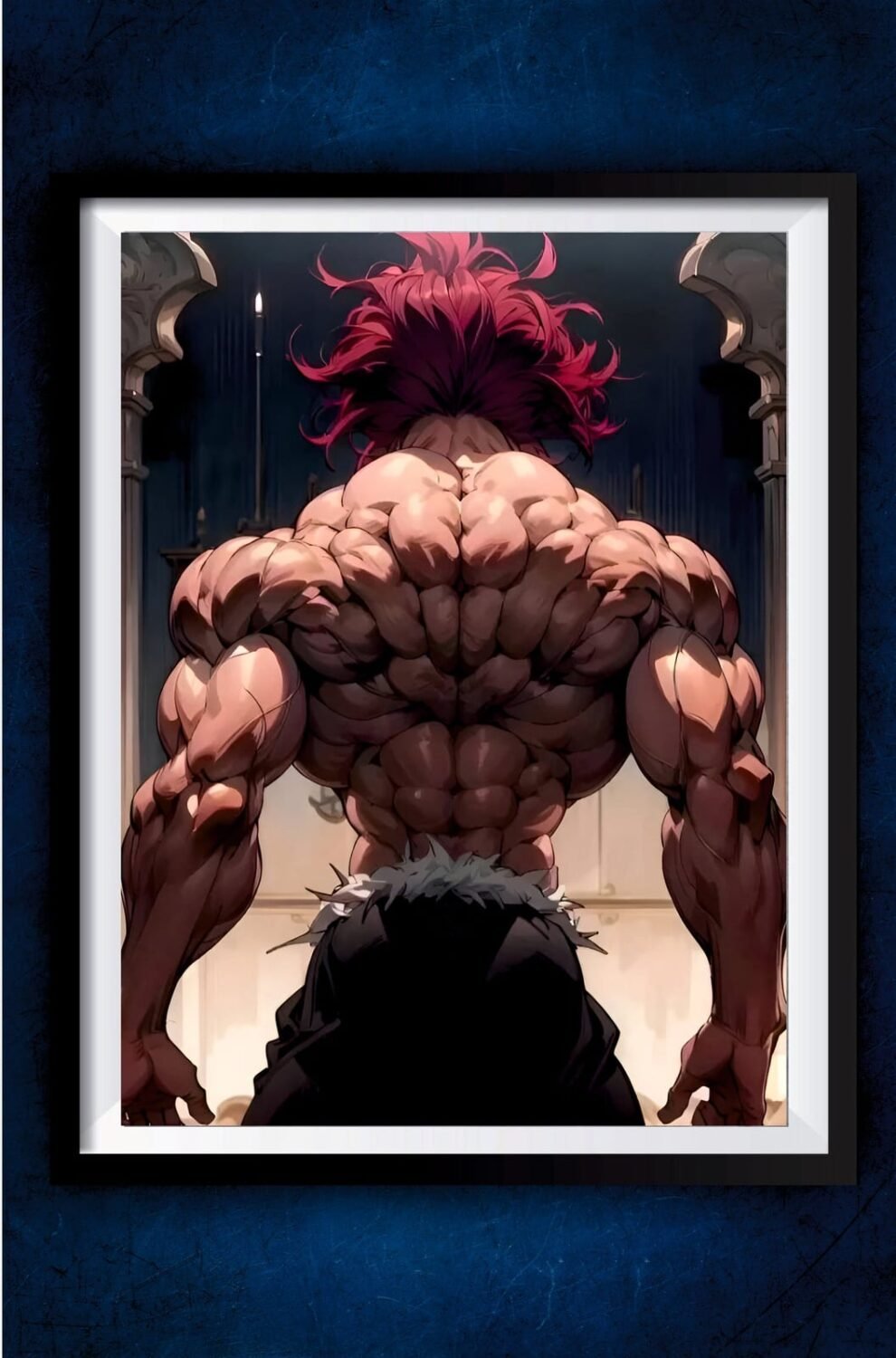 Yujiro Hanma Demon Back Poster
