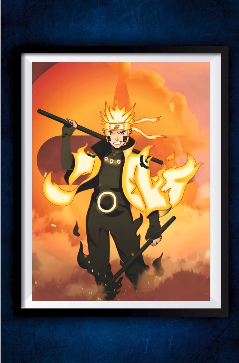 Naruto Six Path Sage Mode Poster #1