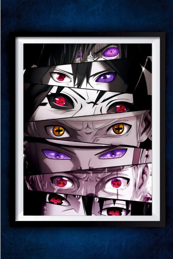 All Eyes in Naruto Poster