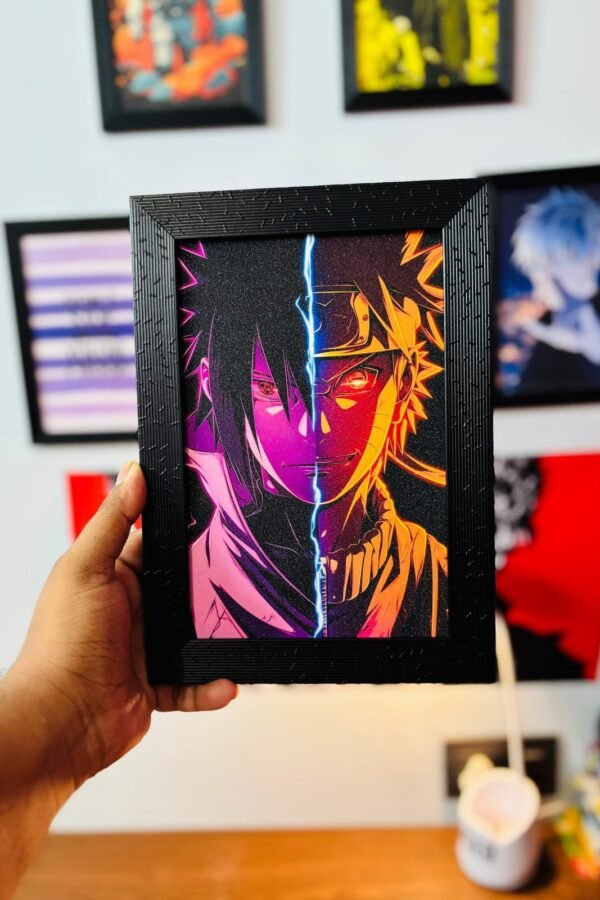Naruto & Sasuke — Glitter Frame