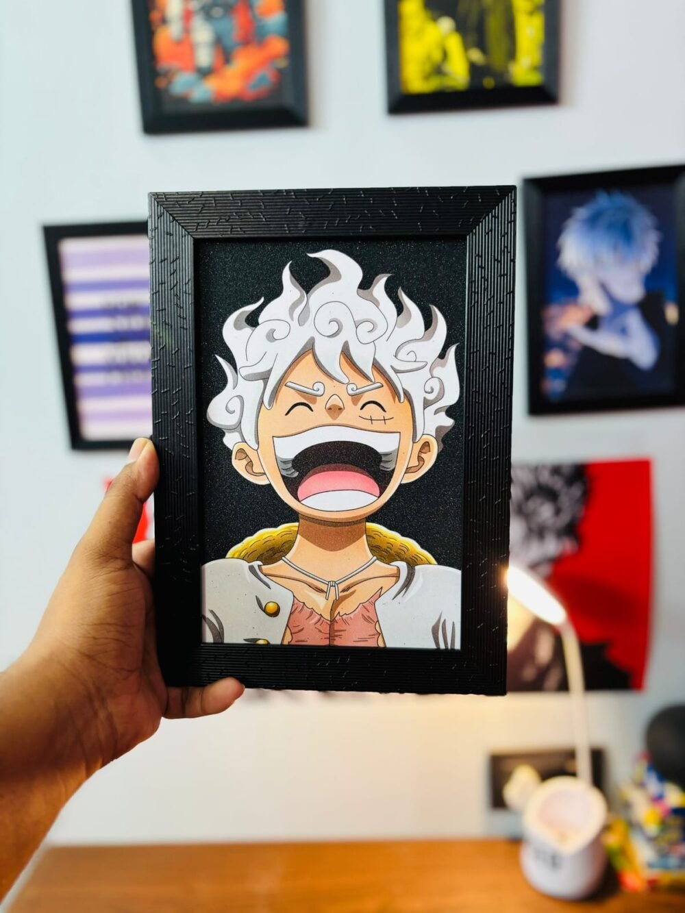 Luffy Gear 5 — Glitter Frame