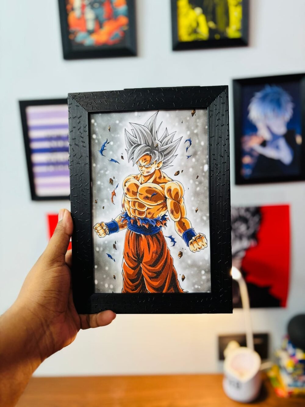 Goku Ultra Instinct — Glitter Frame
