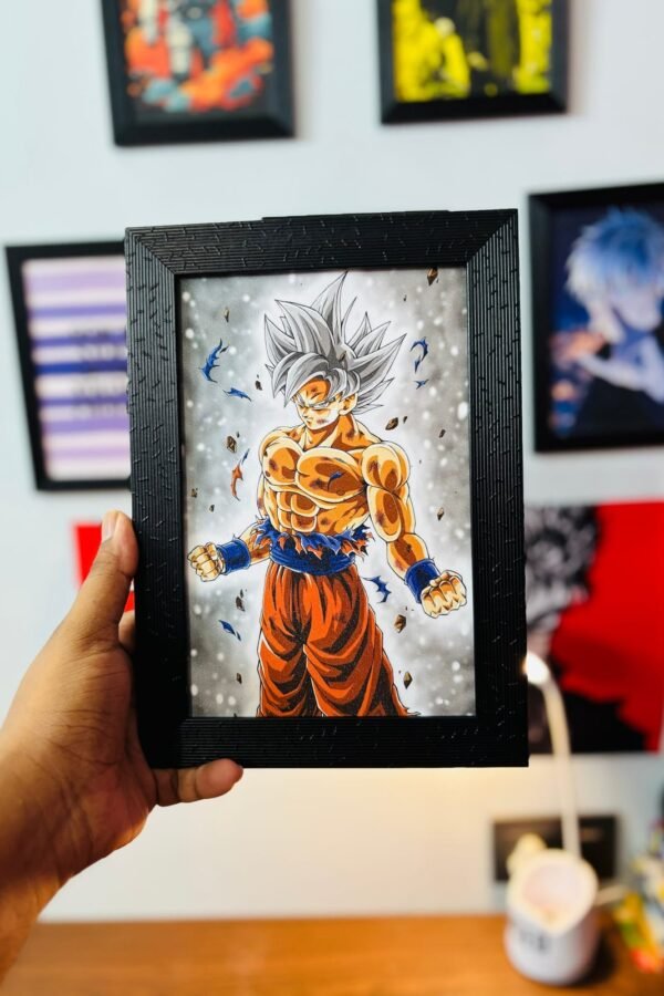 Goku Ultra Instinct — Glitter Frame