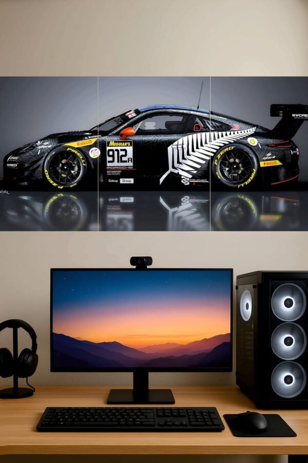 Porsche 911 GT3 R — Split Poster