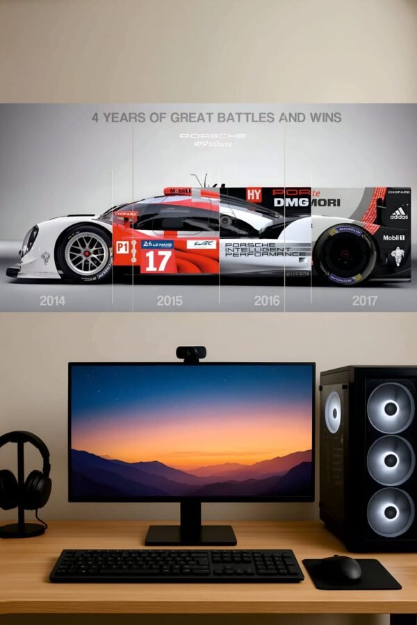 Porsche 919 Tribute — Split Poster