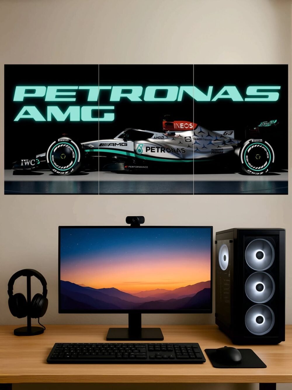 Petronas AMG — Split Poster