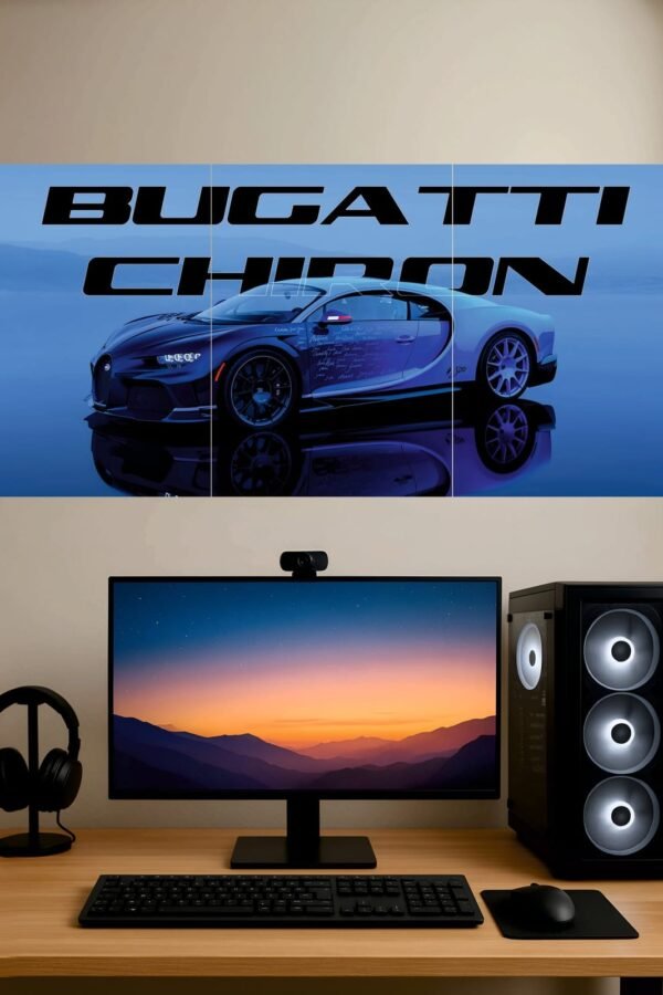 Bugatti Chiron — Split Poster