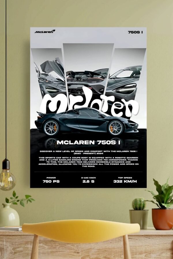 Mclaren 750S I Poster
