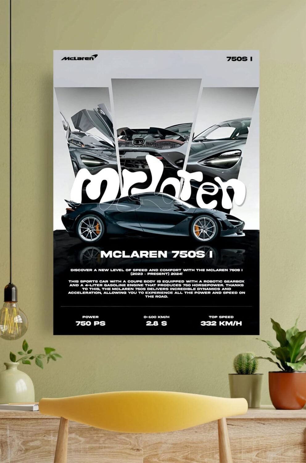 Mclaren 750S I Poster