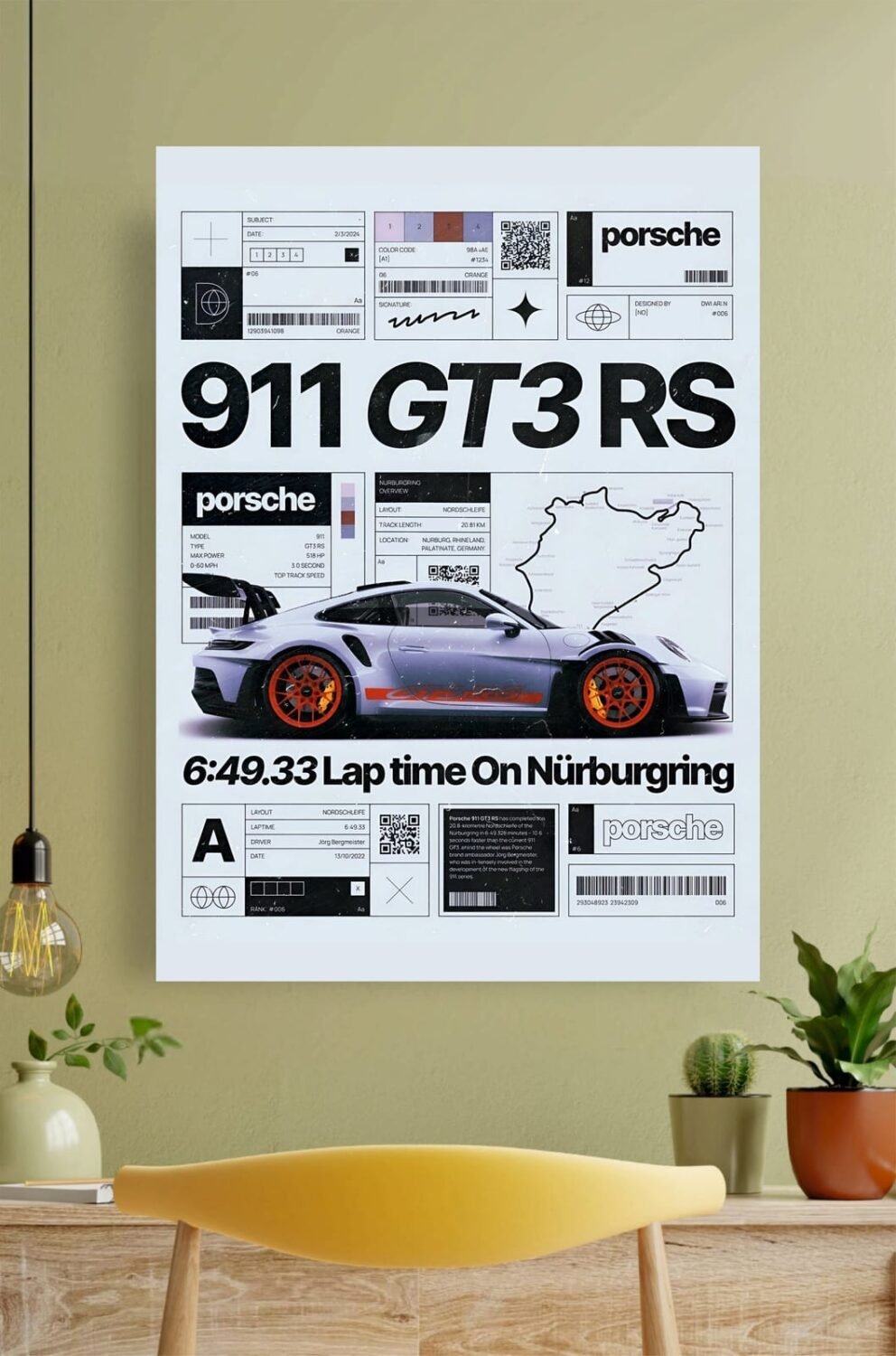 Porsche 911 GT3 RS Poster (2)