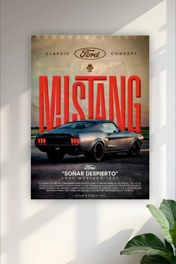 Ford Mustang 1967 Poster