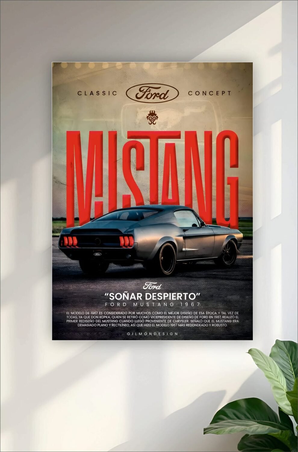 Ford Mustang 1967 Poster