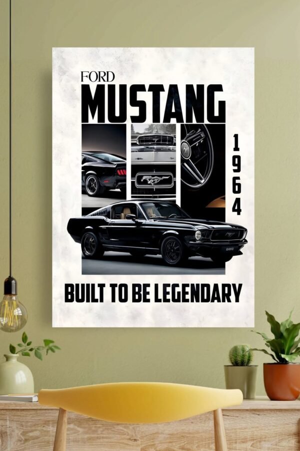 Ford Mustang 1964 Poster