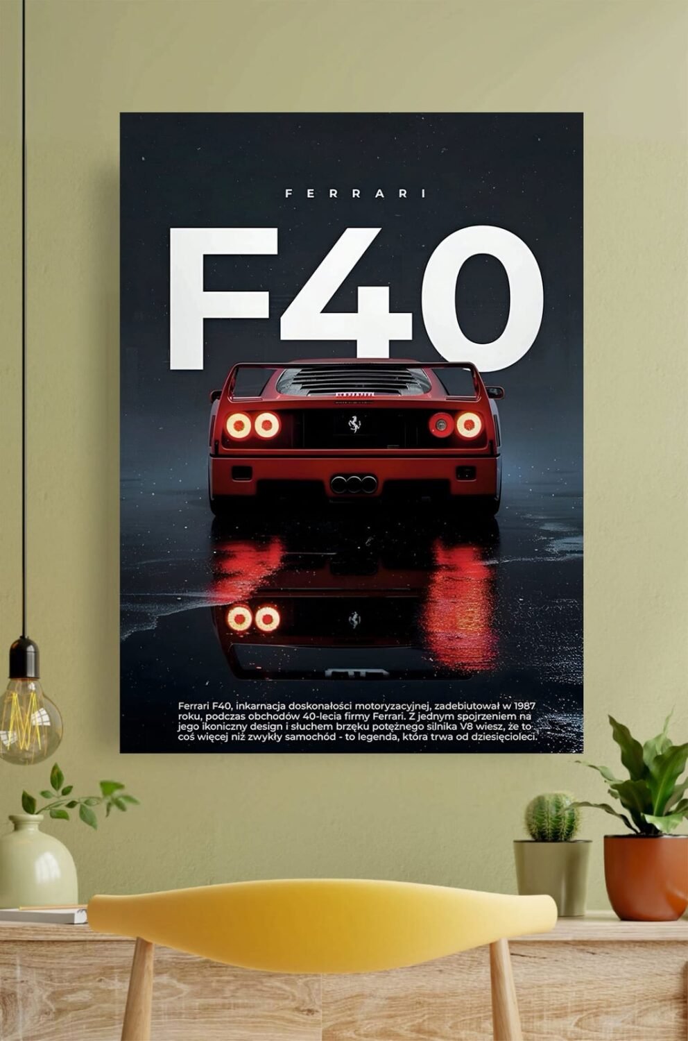 Ferrari F40 Poster (2)