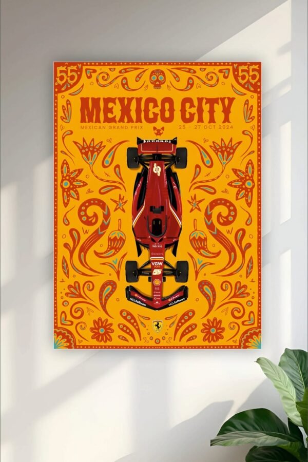 F1 Car Poster