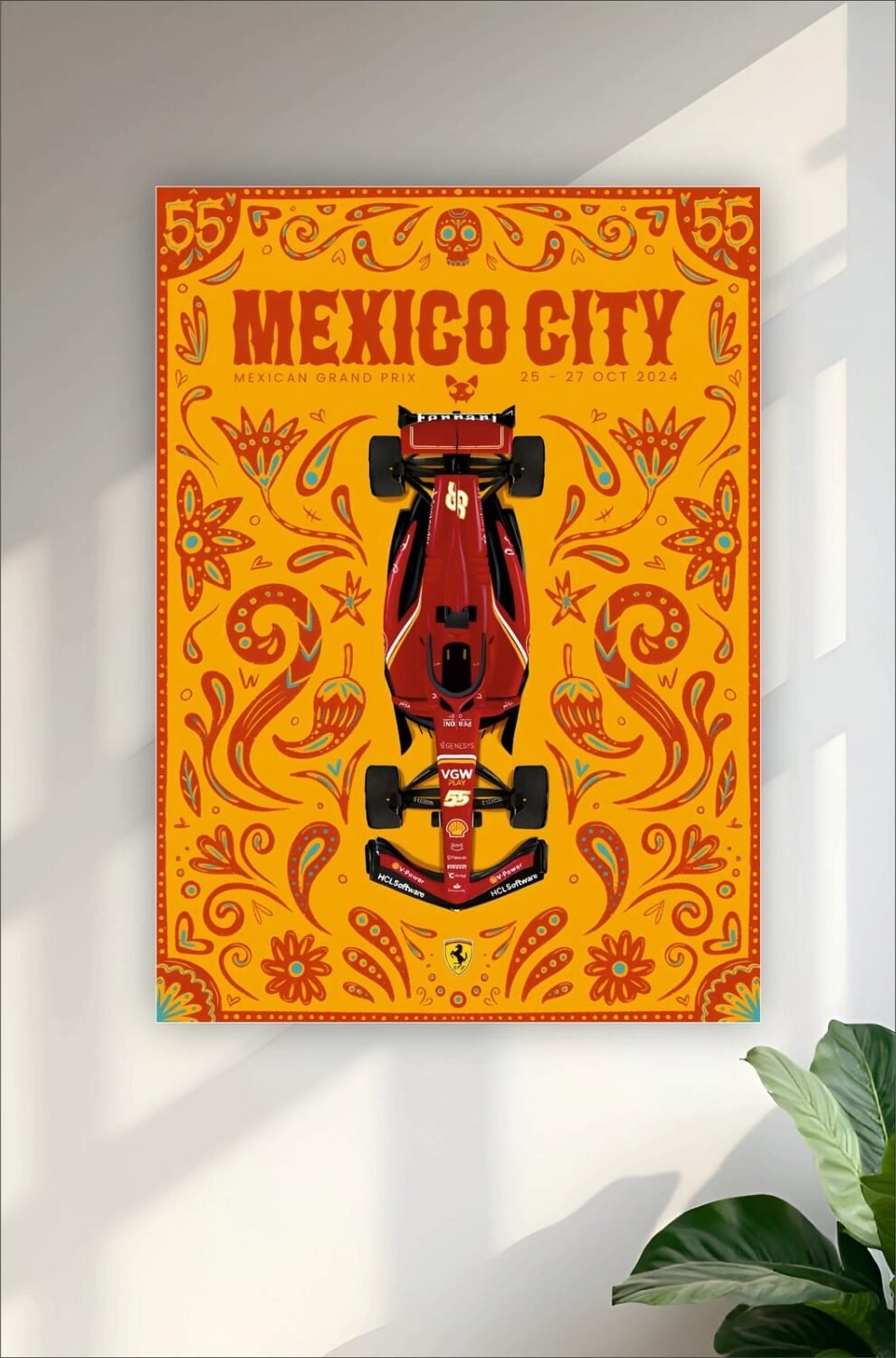 F1 Car Poster