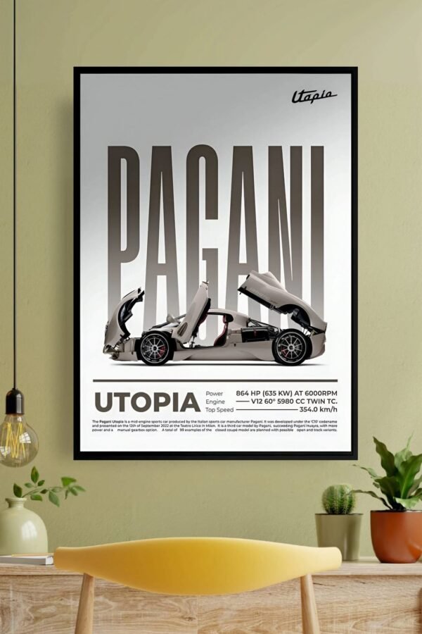 Pagani Utopia Poster