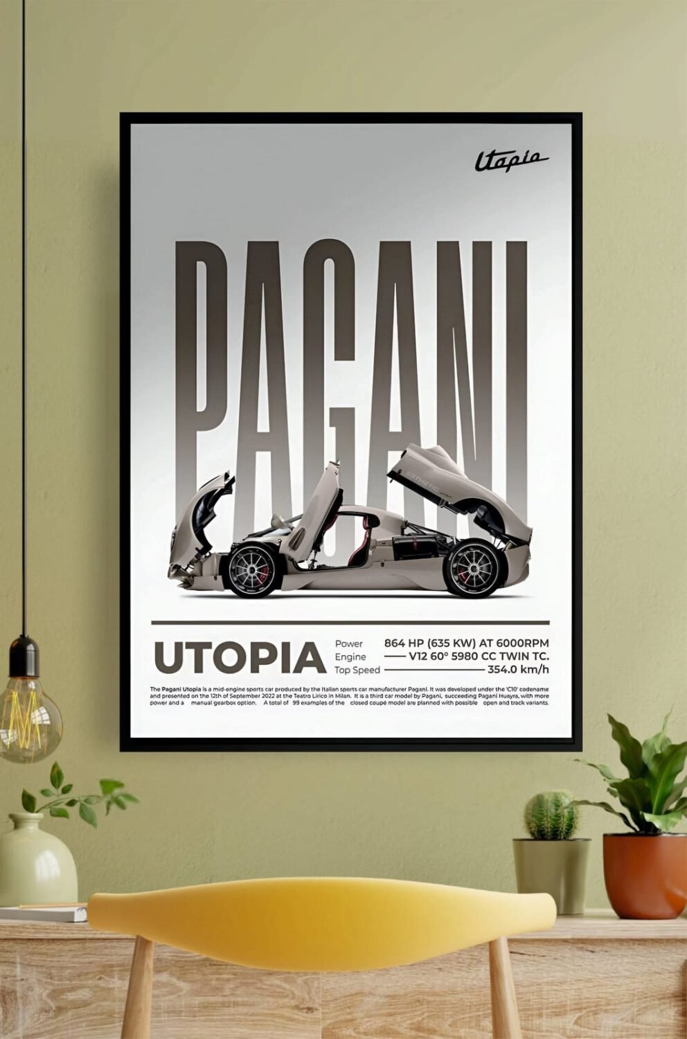Pagani Utopia Poster