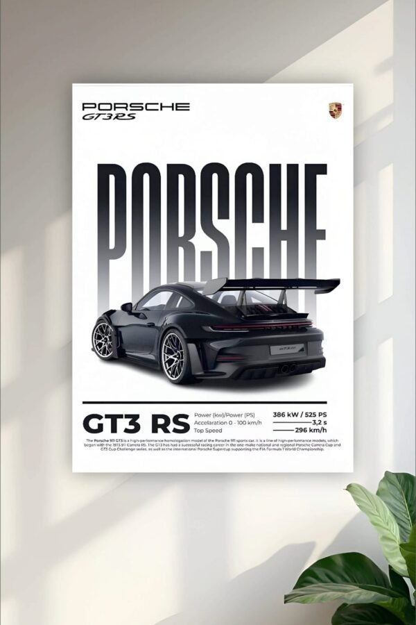 Porsche GT3 RS Poster