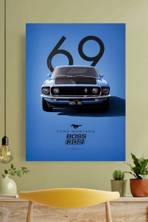 Ford Mustang BOSS 302 Poster