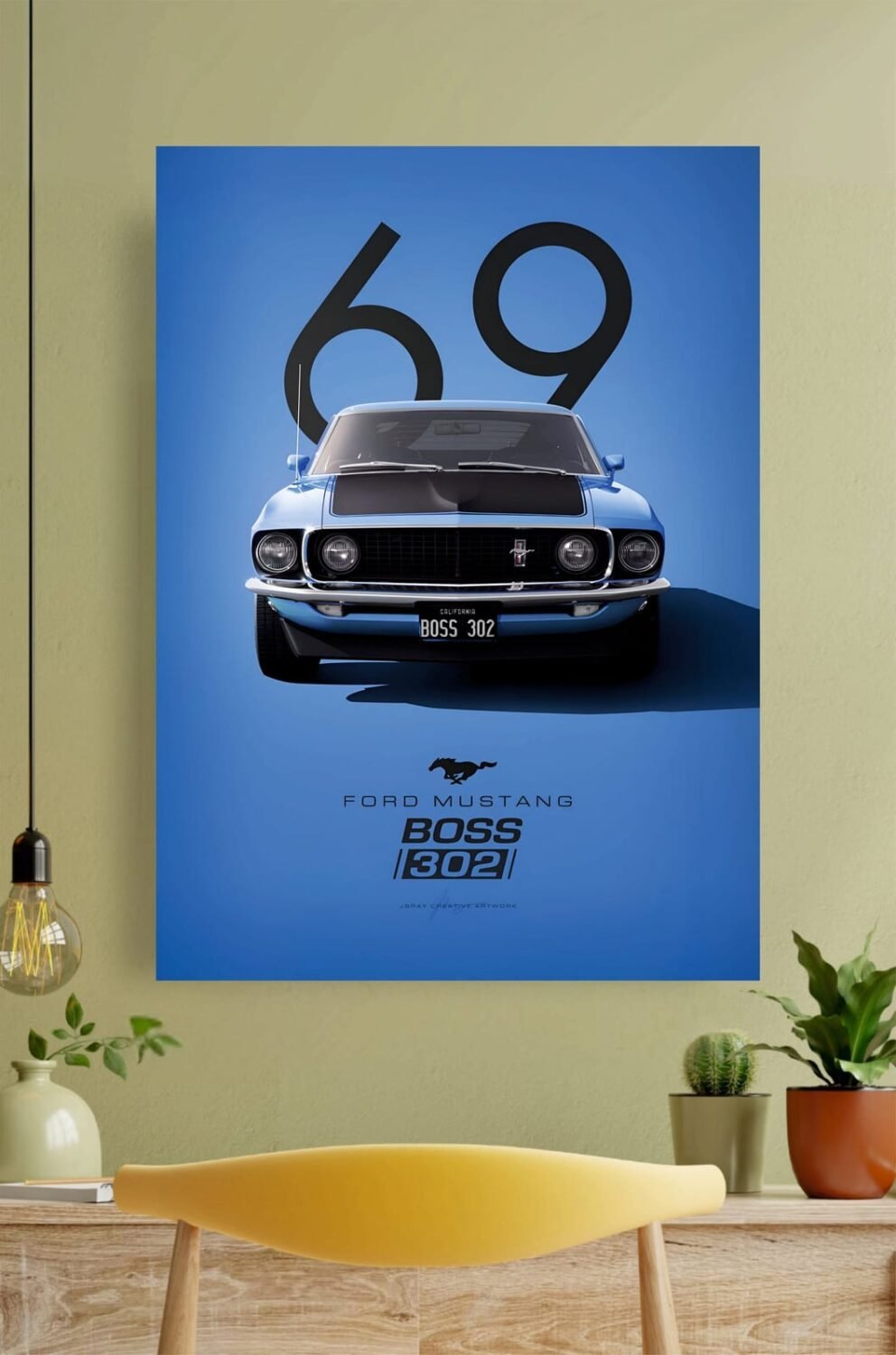 Ford Mustang BOSS 302 Poster