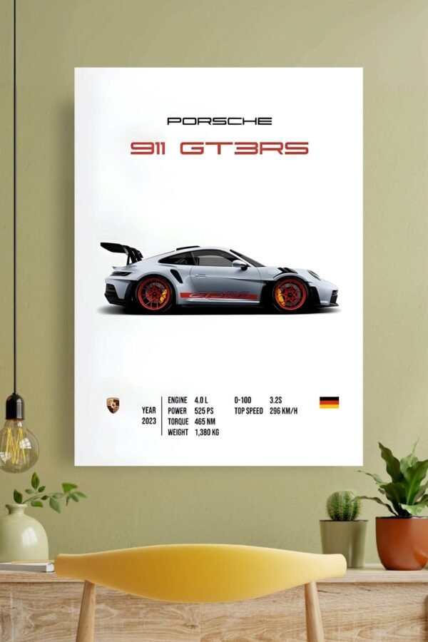 Porsche 911 GT3 RS Poster