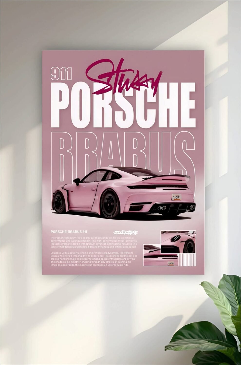 Porsche Brabus Poster