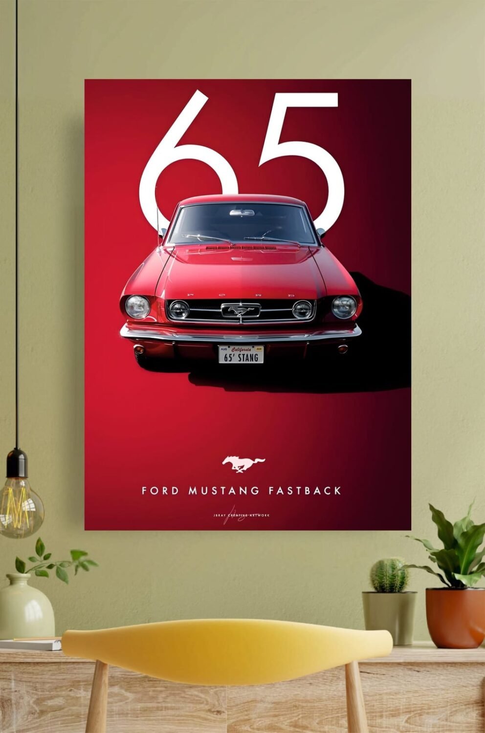 Ford Mustang Fastback Poster