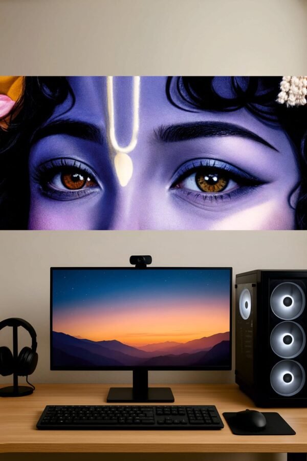 Shri Krishna Eye — Split Poster