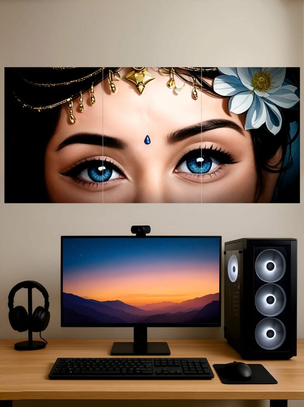 Radha Rani Eye — Split Poster