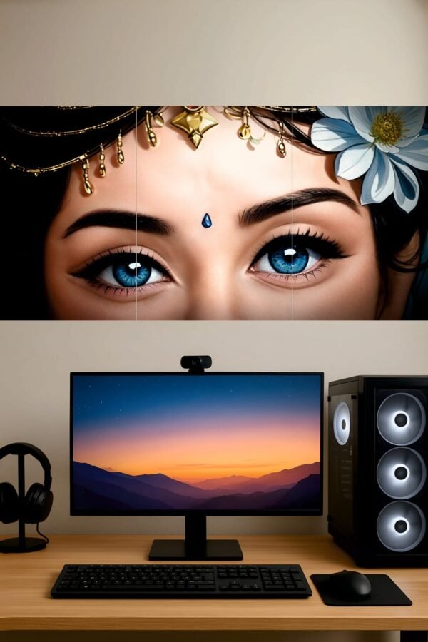 Radha Rani Eye — Split Poster