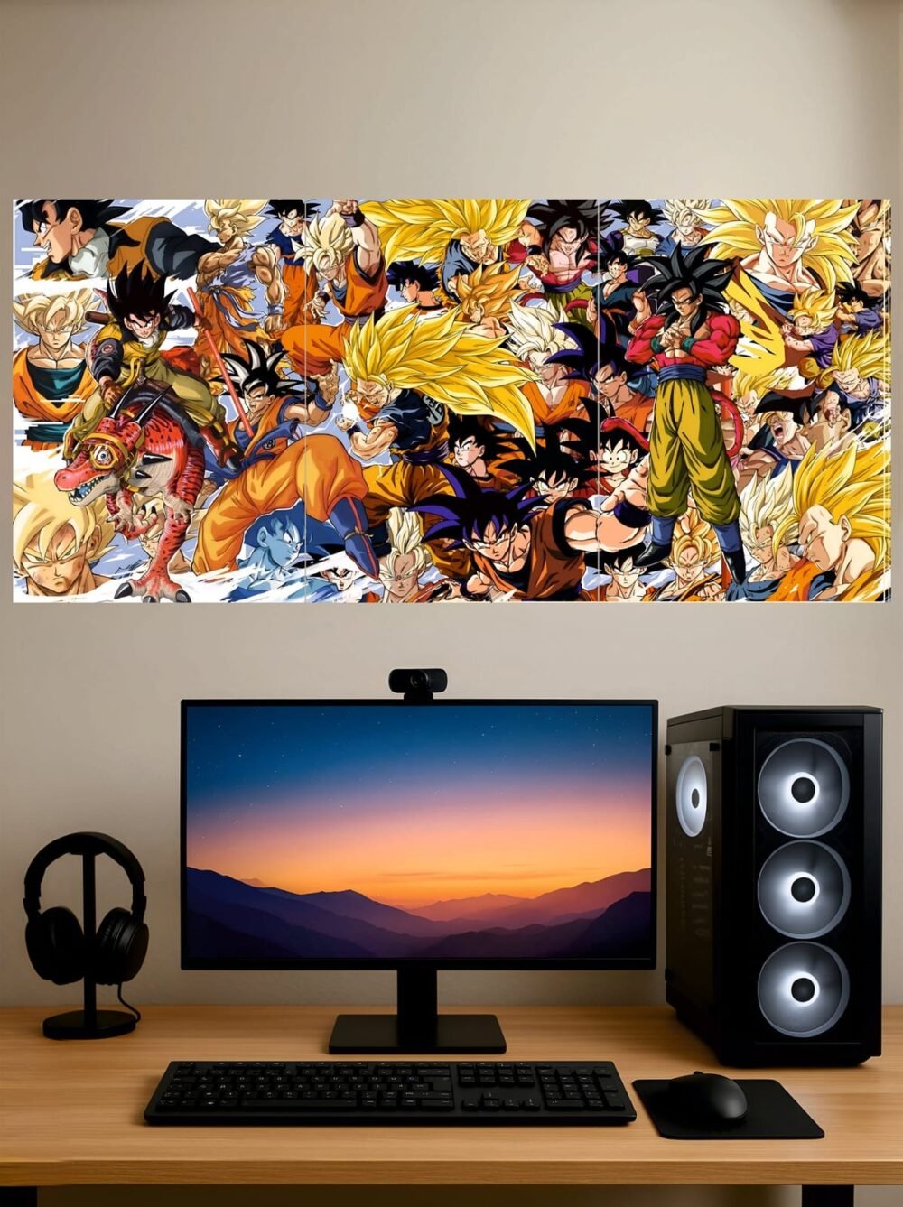 Dragon Ball Super Saiyans — Split Poster