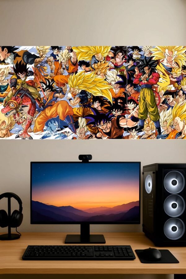 Dragon Ball Super Saiyans — Split Poster