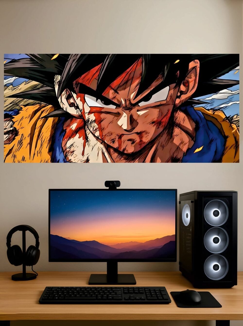 Goku — Split Poster