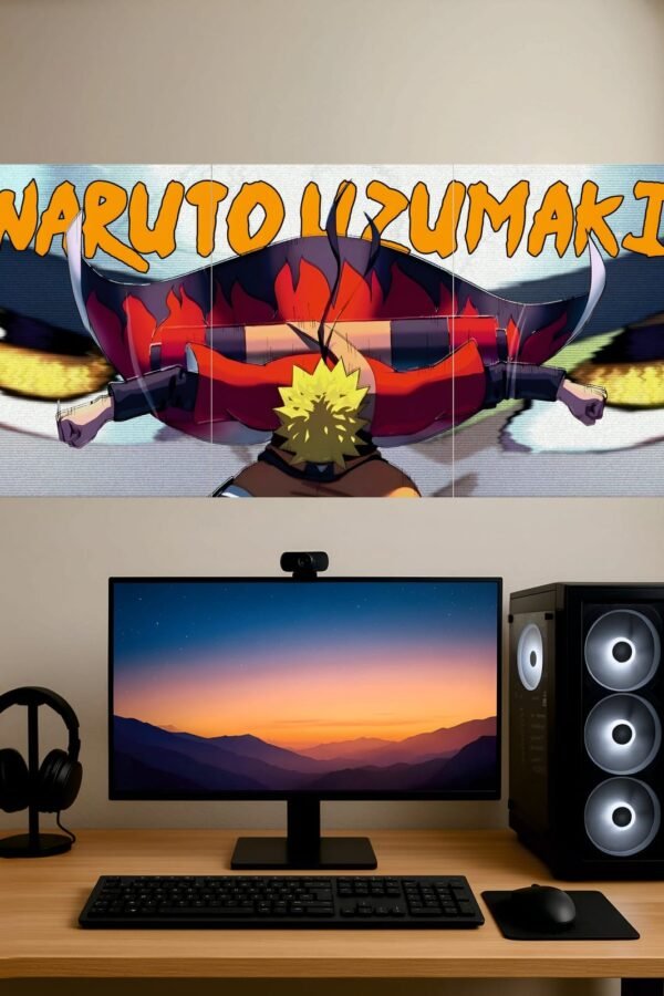 Naruto Sage Mode — Split Poster