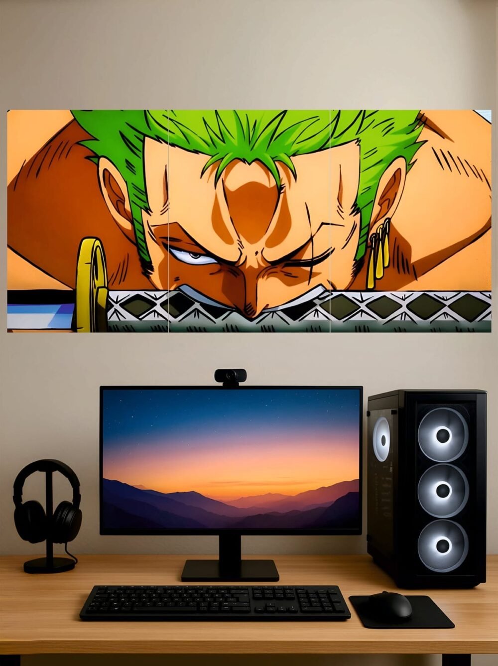 Zoro Three Sword Style — Split Poster