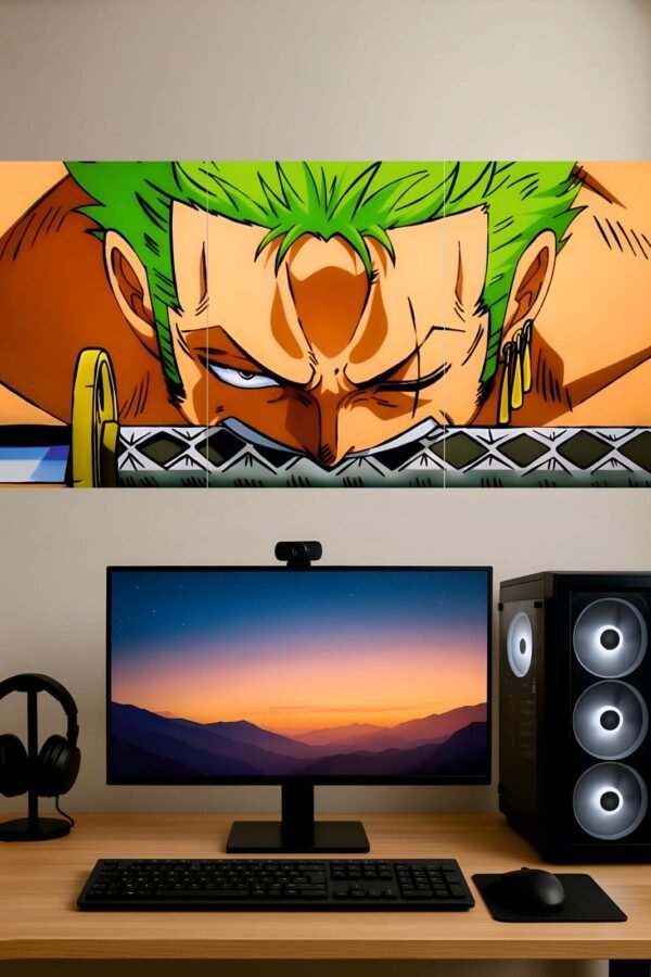 Zoro Three Sword Style — Split Poster